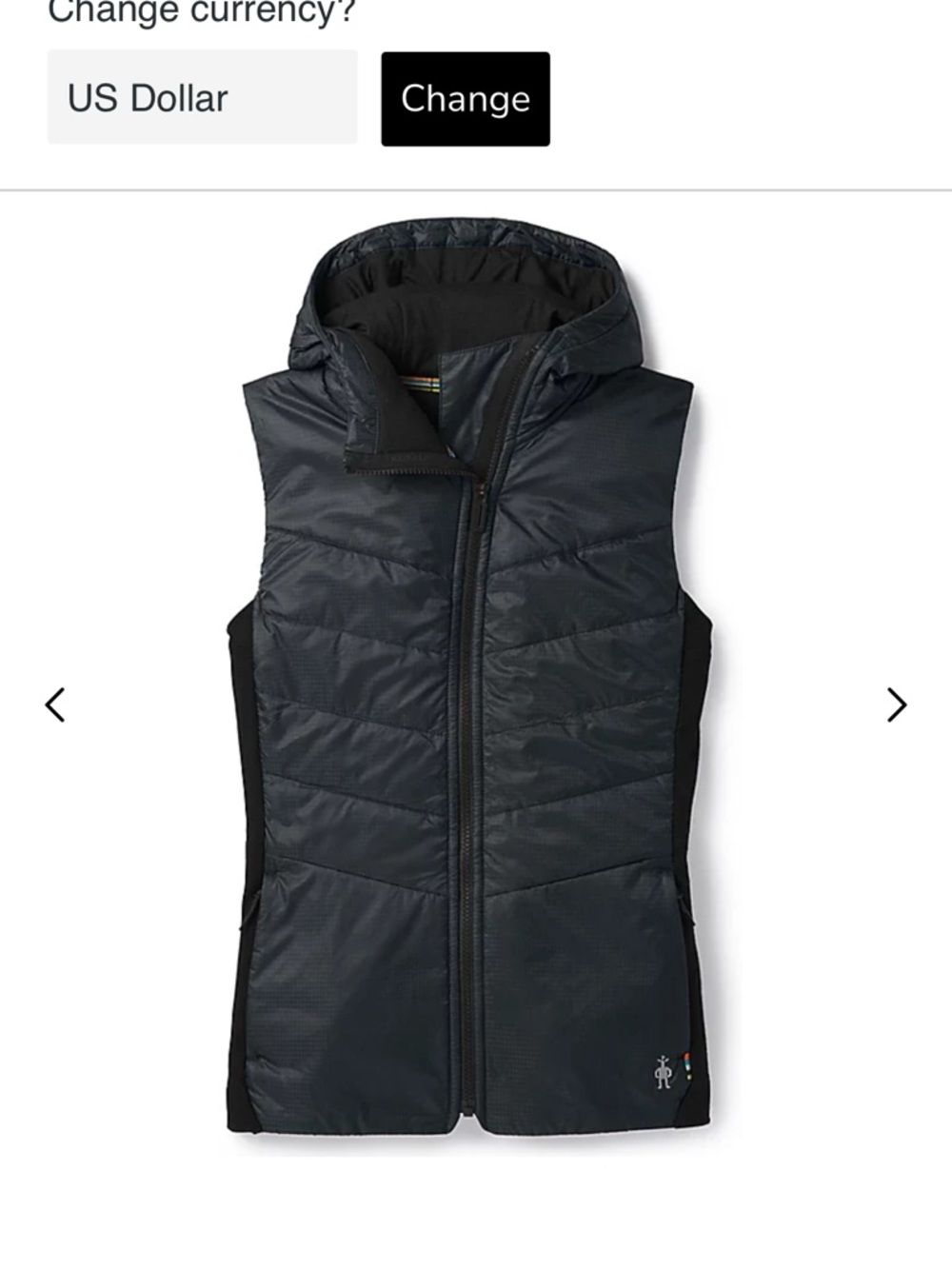 Women’s Smartloft hoodie vest | Size small
